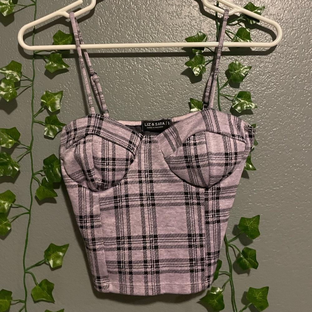 Plaid Spaghetti Strap